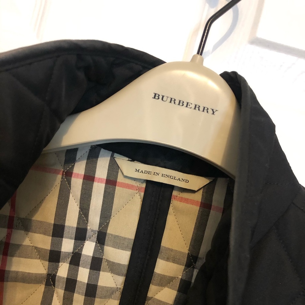 Burberry Black Quilted Jacket